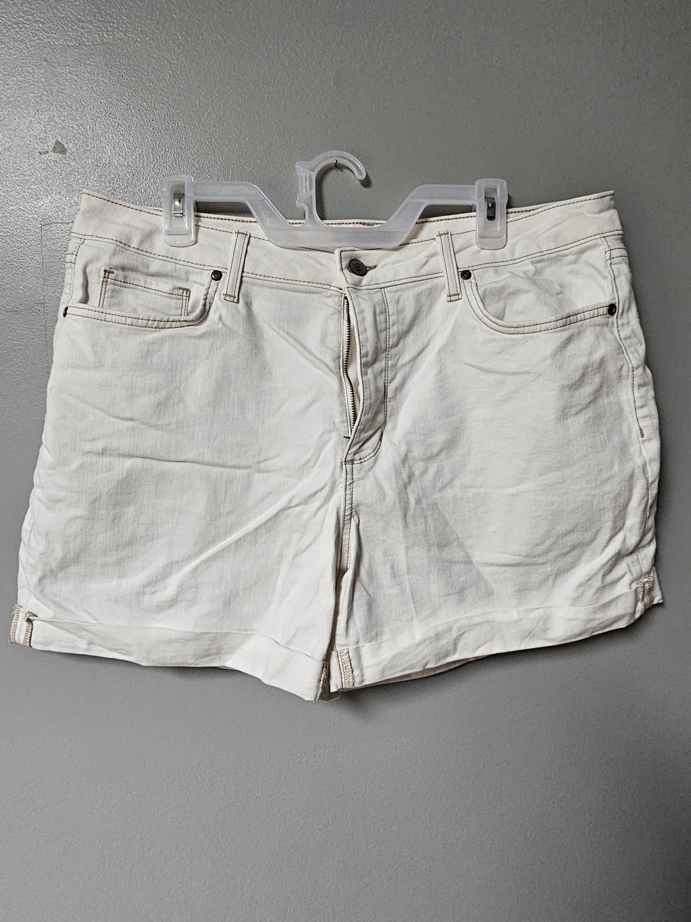 Sonoma Women's White Denim Shorts